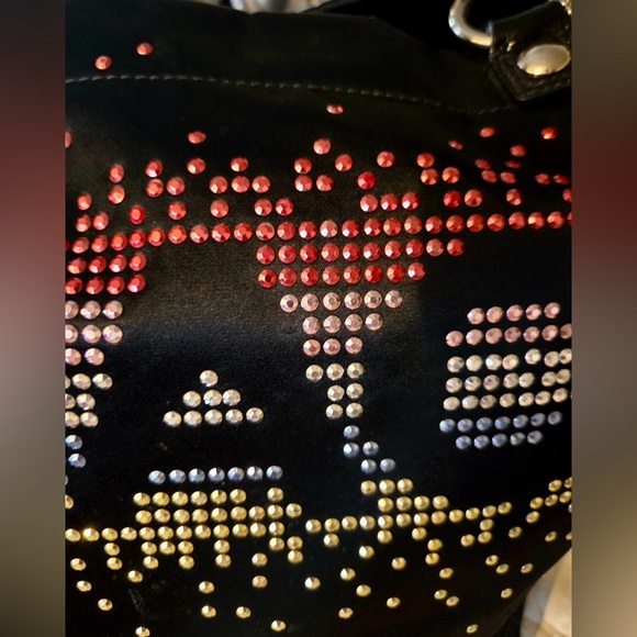COACH 2011 Poppy Limited Holiday Edition Colorful Rhinestone Black Tote - Picture 6 of 10